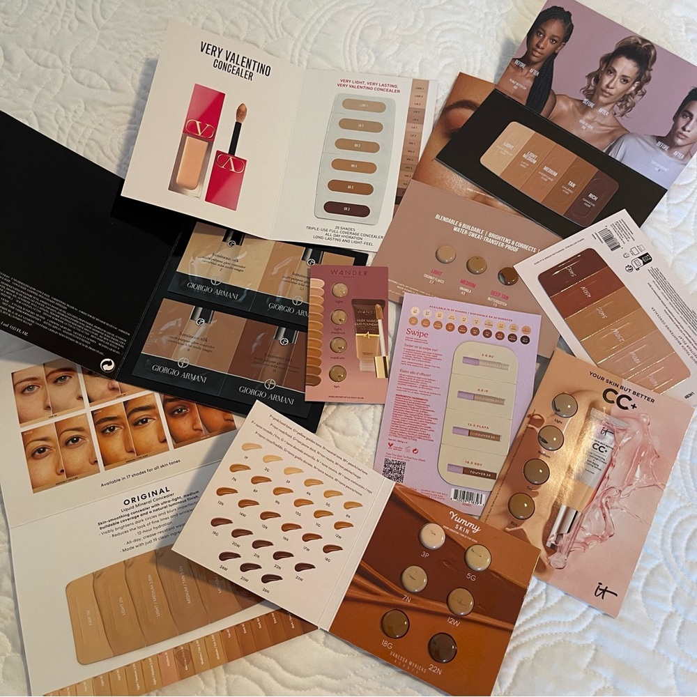 Foundation/Concealer/Tarte Shape Tape Glow Wand/ Valentino/Georgio Armani/IT CC+